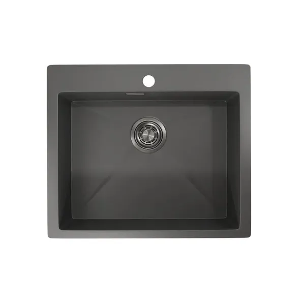 Кухонная мойка GRANULA GR-5951 графит/матовый