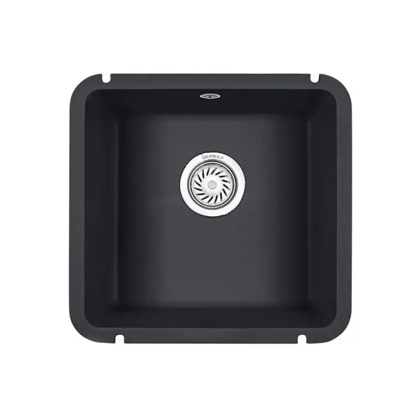 Кухонная мойка GRANULA GR-3801 шварц