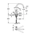 Смеситель GROHE BauClassic 31535001 хром