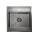 Кухонная мойка GRANULA KS-5051 сталь/сатин