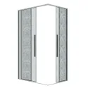 Душевое ограждение GROSSMAN 300.K33.01.9070.10.02 хром