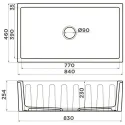 Кухонная мойка OMOIKIRI Mikura 83-SI (4993175)