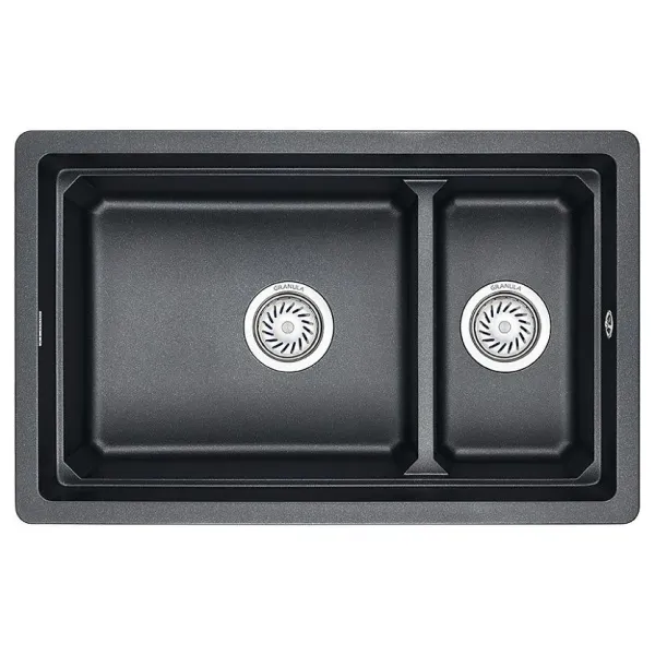 Кухонная мойка GRANULA KS-7304U шварц