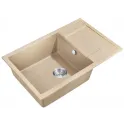 Кухонная мойка MILACIO Navarra 78 Cuarzo MC.77054 бежевый