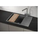 Кухонная мойка GRANULA ES-7003 графит
