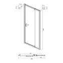 Душевое ограждение AMBASSADOR Elysium 111021103KX-100KX