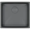 Кухонная мойка KUCHENSTERN KRAFT 50 вороненая сталь