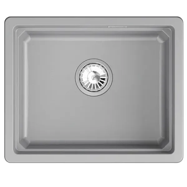 Кухонная мойка GRANULA KS-5501iU алюминиум