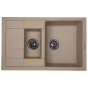 Кухонная мойка ZIGMUND & SHTAIN Rechteck 781.5 бежевый