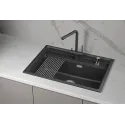 Кухонная мойка GRANULA KS-7301i шварц