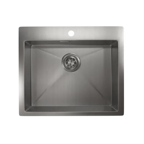 Кухонная мойка GRANULA GR-5951 сталь/сатин