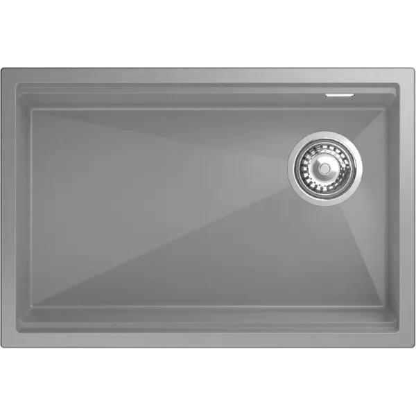 Кухонная мойка RIVELATO LINO 654-R grigio metallizz