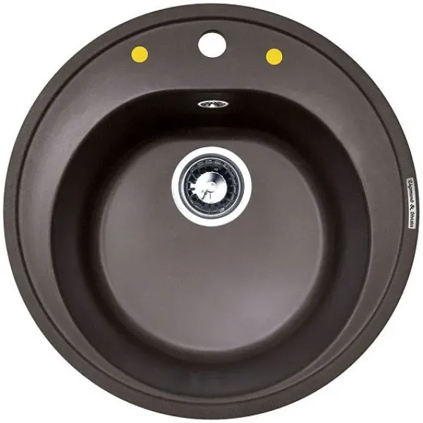 Кухонная мойка ZIGMUND & SHTAIN kreis 505(швейцарский шоколад)