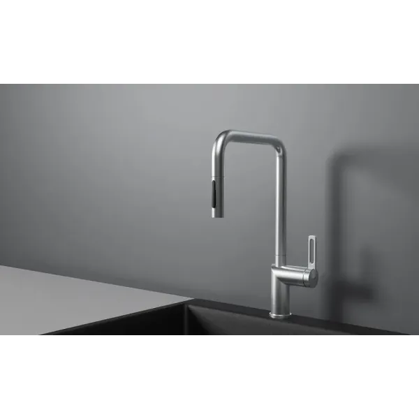 Смеситель GRANULA GR-8173 нержавеющая сталь