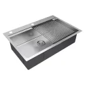 Кухонная мойка PAULMARK KRONER-PRO PM707551-BS