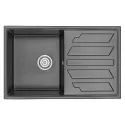 Кухонная мойка GRANULA GR-8002 шварц