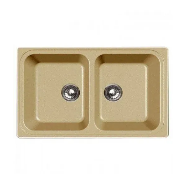 Мойка GRANFEST Standart GF-S780K (780х510) Песочный 302 2-секц. 430553