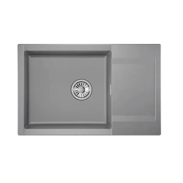 Кухонная мойка GRANULA ES-7807 алюминиум
