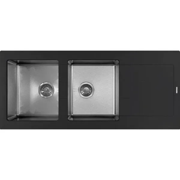 Кухонная мойка FLORENTINA Комби 1160 антрацит (21.415.E1160.302)