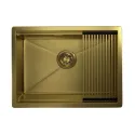 Кухонная мойка GRANULA KS-6045U золото/сатин