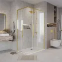 Душевое ограждение GROSSMAN 1/2.K33.01.10.32.00-1/2.K33.01.80.32.00 золото сатин