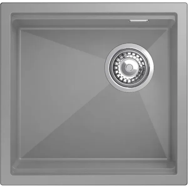 Кухонная мойка RIVELATO LINO 454-R grigio metallizz