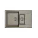 Кухонная мойка FLORTEK Консул 760К серый шелк (23.025.D0760.307)