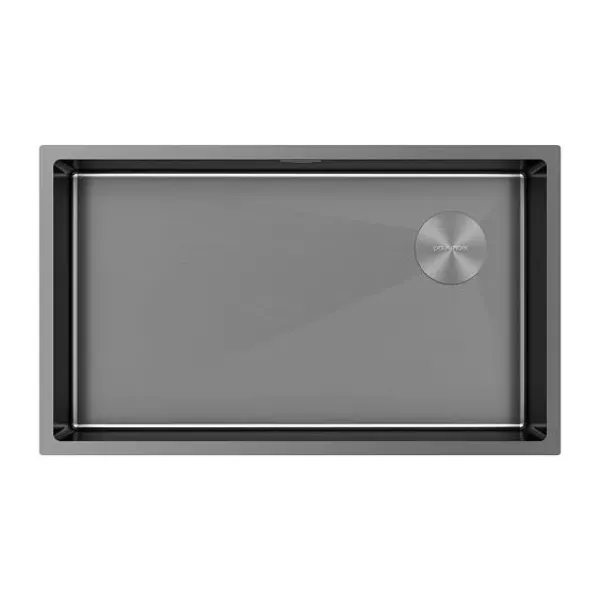 Кухонная мойка PAULMARK NEXT-SKEW 740 PM887444-GM