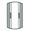 Душевое ограждение GROSSMAN 301.K33.02.1010.42.00 графит сатин