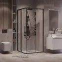 Душевое ограждение GROSSMAN 300.K33.02.8080.42.00 графит сатин