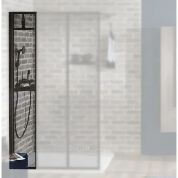 Душевая перегородка JACOB DELAFON Nouvelle Vague 300 E94WS30-MZ зеркальное стекло