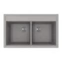 Кухонная мойка FLORENTINA липси 820 серый шелк (20.370.E0820.307)