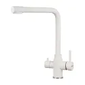 Смеситель KUPPERSBERG geo kg2385cr white alabas.