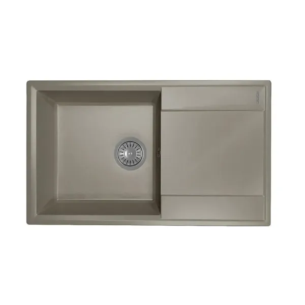 Кухонная мойка FLORTEK Консул 840 серый шелк (23.020.D0840.307)