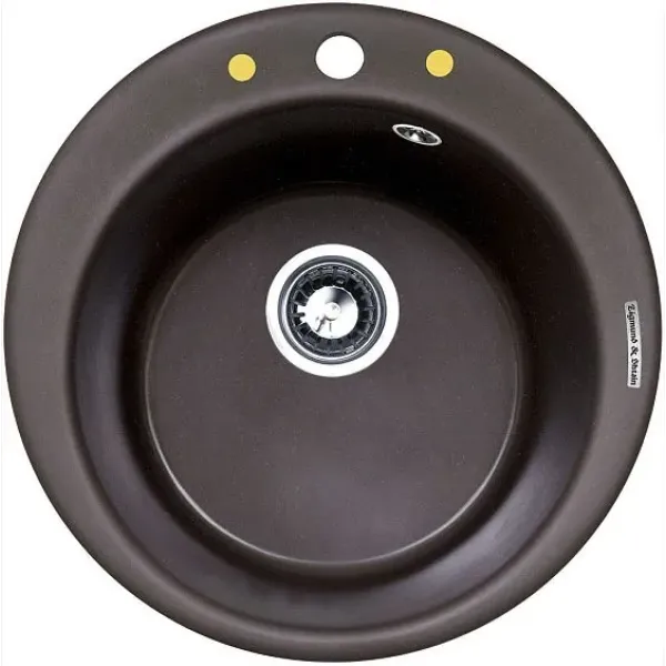 Кухонная мойка ZIGMUND & SHTAIN kreis 480(швейцарский шоколад)