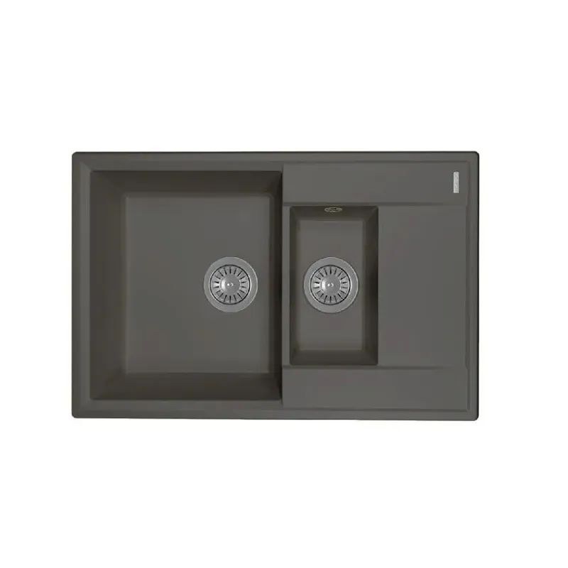 Кухонная мойка FLORTEK Консул 760К антрацит (23.025.D0760.302)