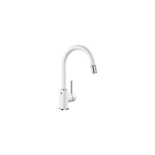 Смеситель для мойки BLANCO MIDA-S 521457 Silgranit белый