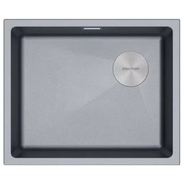 Кухонная мойка PAULMARK LUMI-SKEW LU55SK-GRM