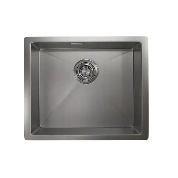 Кухонная мойка GRANULA GR-5445U сталь/сатин