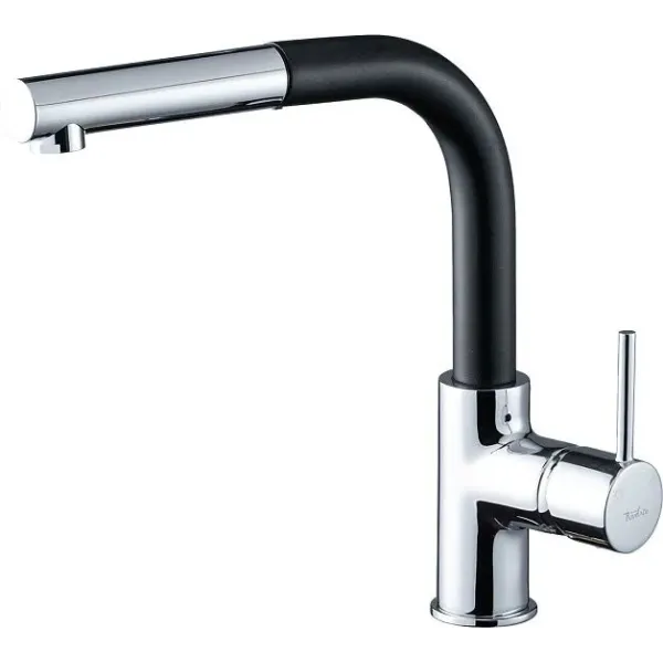 Смеситель RIVELATO Ledro antracite cromo