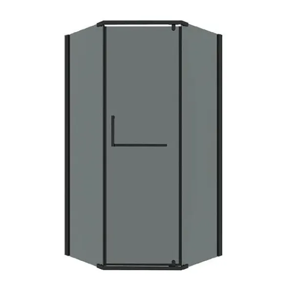 Душевое ограждение GROSSMAN 302.K33.03.9090.21.10 черный матовый