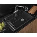 Кухонная мойка GRANULA 7308R черный