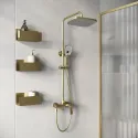 Душевая стойка GROSSMAN 500.K35.10.320 золото сатиновый