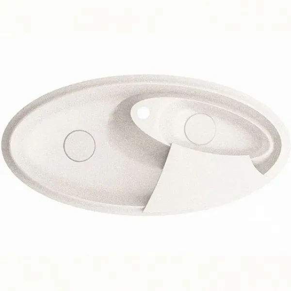 Кухонная мойка MARMORIN SILVANUS WHITE 500 113 006 белый