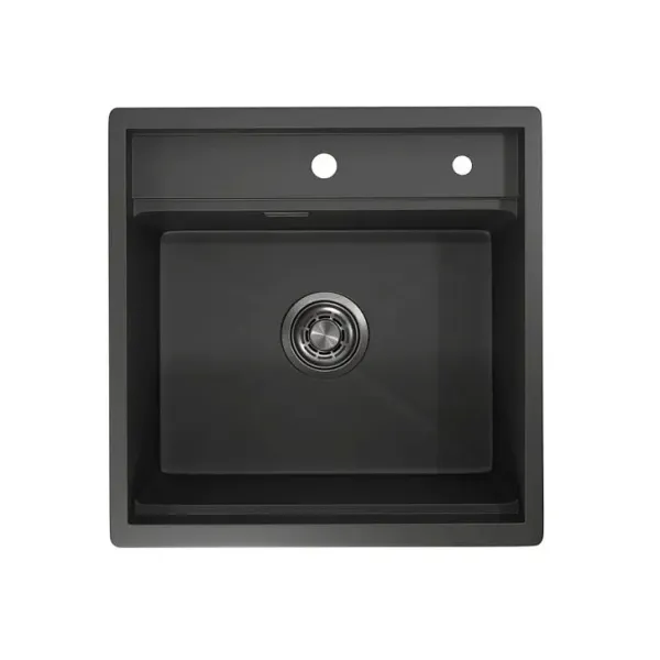 Кухонная мойка GRANULA KS-5051 черный/матовый