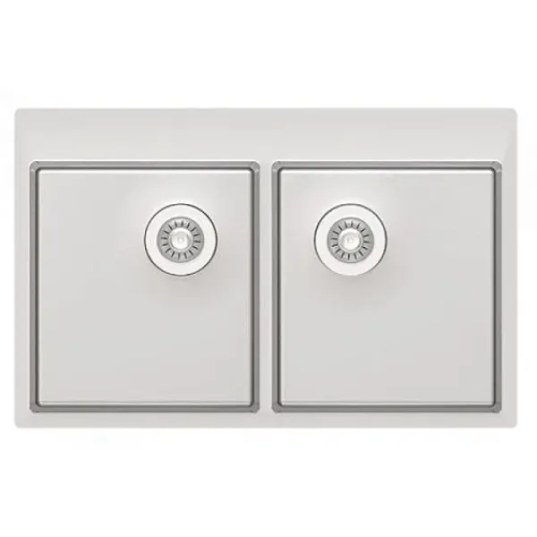 Кухонная мойка FLORENTINA Логика-НМ 800.510.20.10 сатинированная LHM.800.510.B.20.S.10