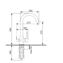 Смеситель WEISSGAUFF WG 020304 Steel