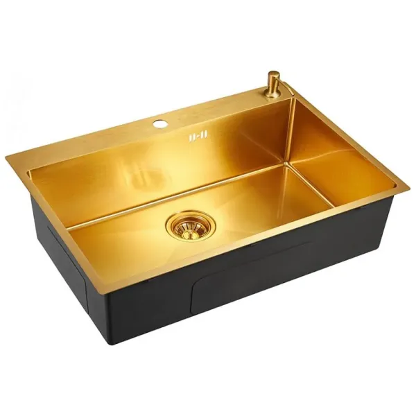 Кухонная мойка EMAR EMB-125A PVD Nano Golden