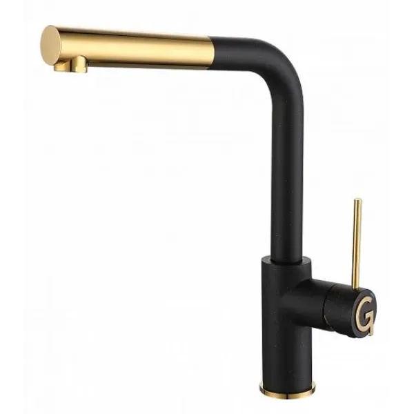 Смеситель RIVELATO Albano nero oro