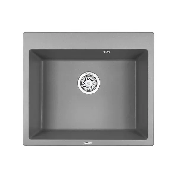 Кухонная мойка GRANULA GR-6001 алюминиум